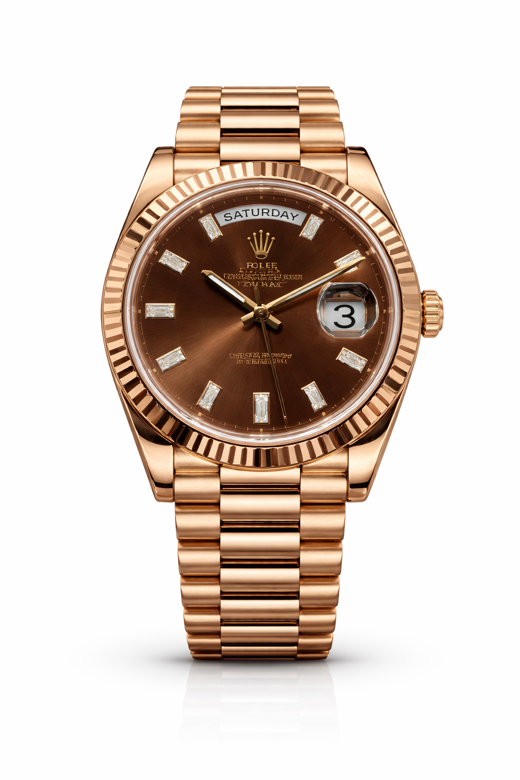 Rolex DayDate RoseGold Brown